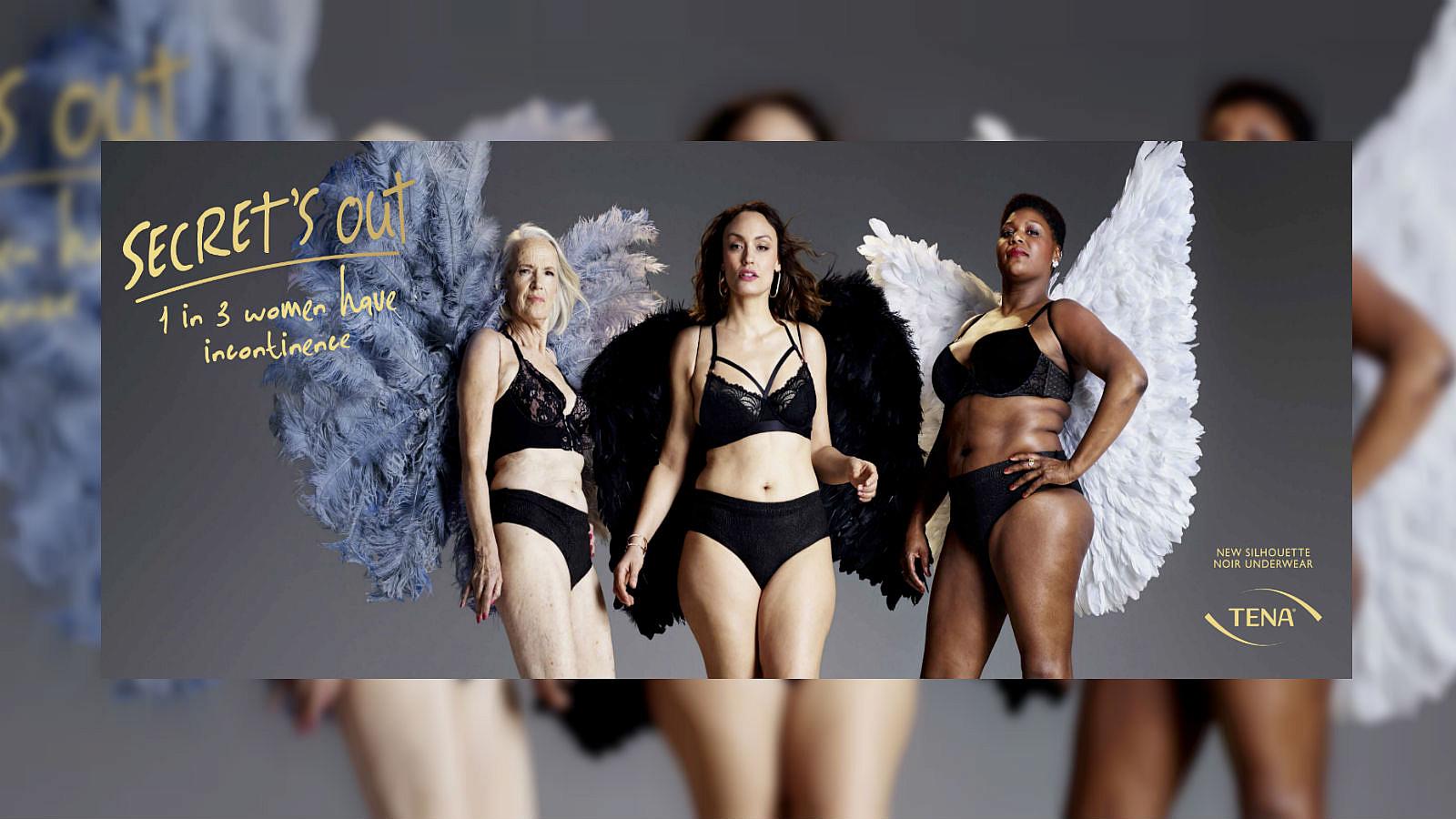 TENA launches bold and 'sexy' Victoria’s Secret catwalk style ad campaign