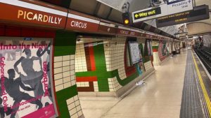 London tube station becomes Picardilly Circus to promote Amazon Prime's new Star Trek series