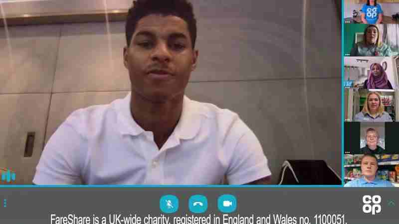 Lucky Generals create Co-op food bank campaign with Marcus Rashford
