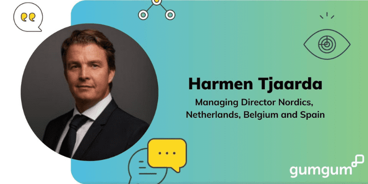 GumGum has appointed Harmen Tjaarda as the Managing Director for four European markets
