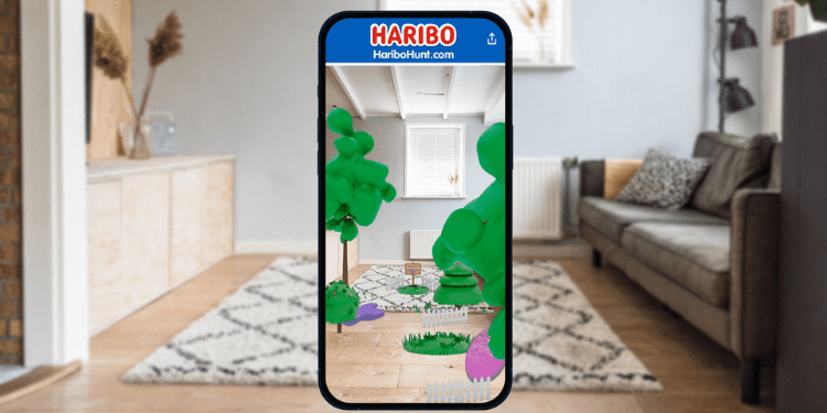 HARIBO has launched its first-ever mobile augmented reality experience for fans