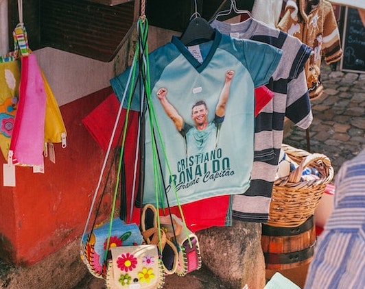 Cristiano Ronaldo souvenir jersey 